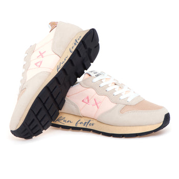 Sneaker SUN68 Ally Vintage in camoscio e tessuto - 3