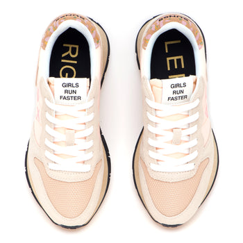 Sneaker SUN68 Ally Vintage in camoscio e tessuto - 4