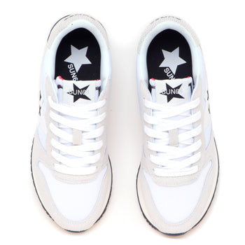 Sneaker SUN68 Stargirl Glitter Logo in camoscio e tessuto - 5