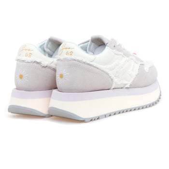 Sneaker SUN68 Big Stargirl Canvas in camoscio e tessuto - 3