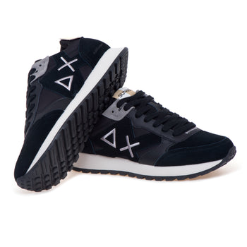 Sneaker SUN68 Uncle Jaki in camoscio e tessuto - 4