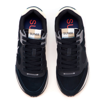 Sneaker SUN68 Uncle Jaki in camoscio e tessuto - 5