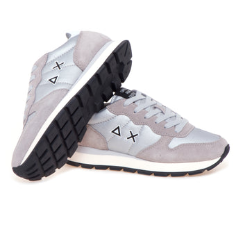 Sneaker SUN68 Ally Bright Nylon in camoscio e tessuto laminato - 4