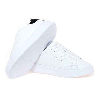 Sneaker SUN68 Grace in pelle con talloncino strass - 4