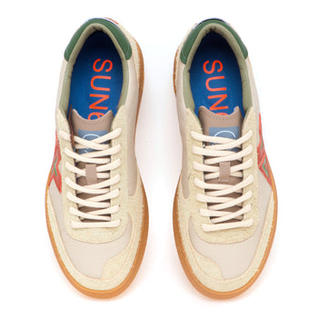 Sneaker SUN68 Luis Low in camoscio e tessuto - 5