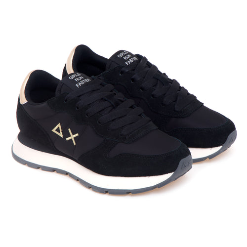 Sneaker SUN68 Ally Gold Silver in camoscio e tessuto - 2