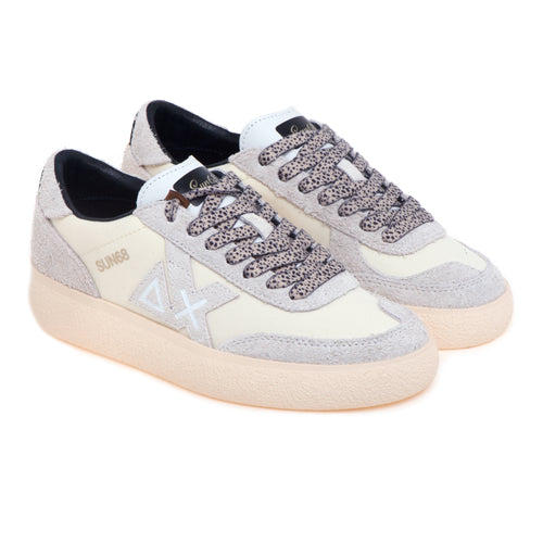 Sneaker SUN68 Sally in nylon e camoscio - 2
