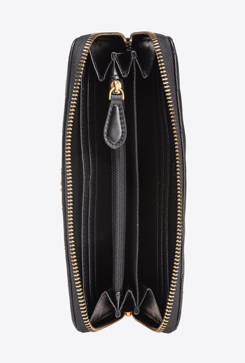 Portafoglio zip around Pinko in nappa chevron - 5