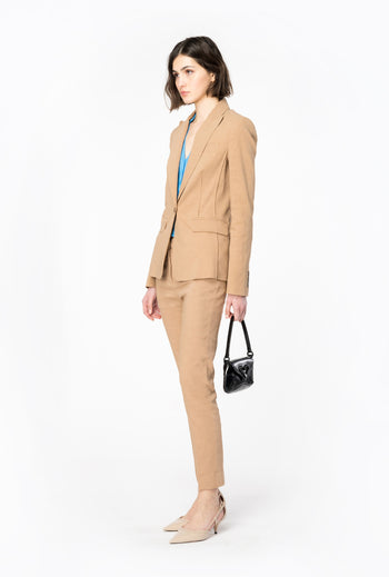 Pantalone a sigaretta Pinko in lino stretch - 5