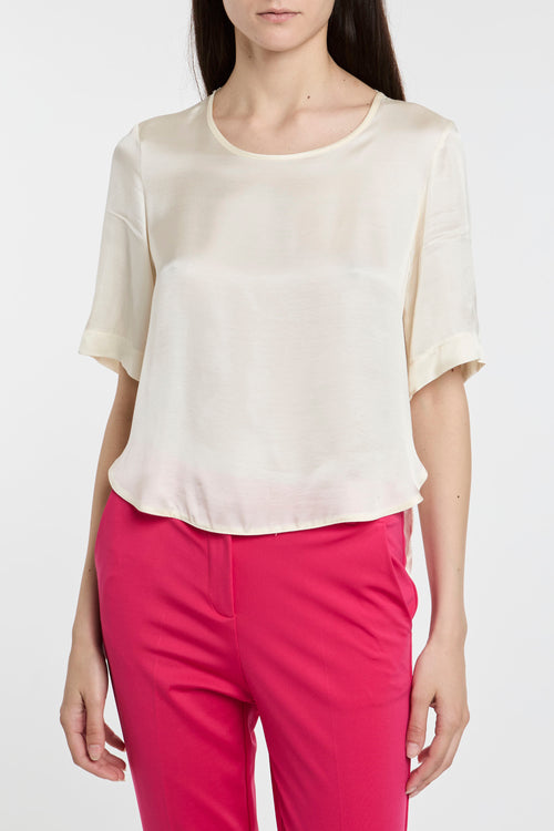 T-shirt Kaos in viscosa effetto satin