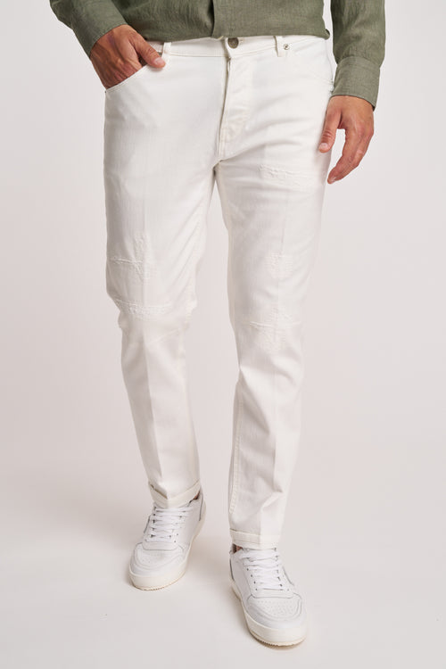 Jeans Raggae Pt Torino in denim con strappature - 1