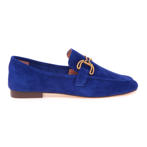 Mocassino Bibi Lou in camoscio con morsetto in metallo