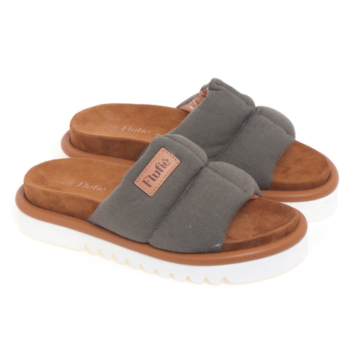 Slipper Flufiè con fascia in lino e suola in EVA - 2