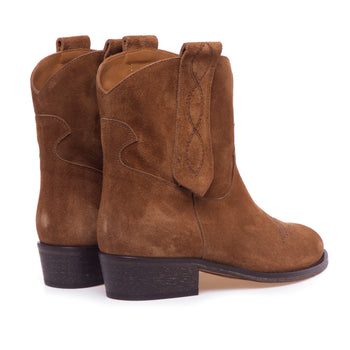 Tronchetto texano Via Roma 15 in camoscio - 3