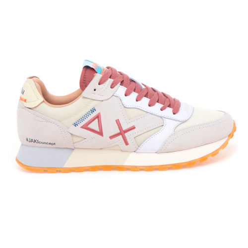 Sneaker Sun68 Jaki Concept in camoscio e tessuto