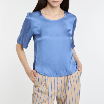 T-shirt Kaos in viscosa effetto satin - 6