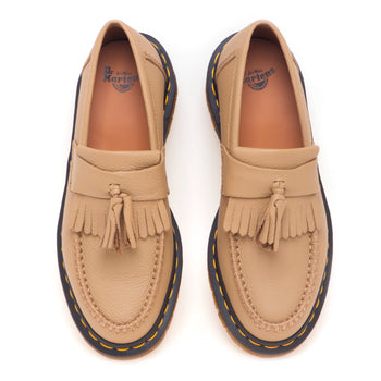 Mocassino Dr Martens Adrian in pelle con frangia e nappine - 5