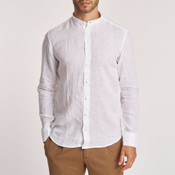 Camicia Bastoncino in lino - 7