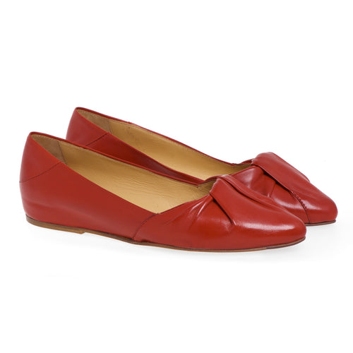 Viola Ricci Schuh aus Leder mit Knoten - 2