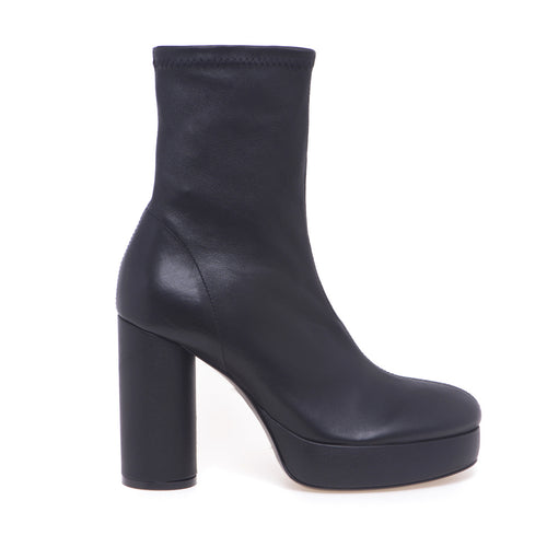Vic Matiè Stiefeletten aus Öko-Leder mit 135 mm Absatz und Stretch-Obermaterial