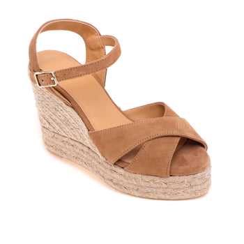 Espadrillas Castaner Blaudell in camoscio con zeppa 110 mm - 4
