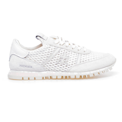 Sneaker Premiata Sean in camoscio e tessuto retinato - 1