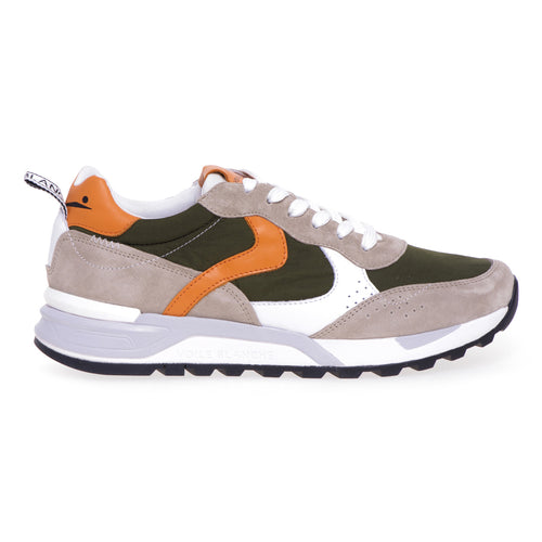 Voile Blanche "Magg" sneaker in suede and nylon