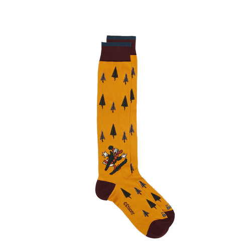 In The Box long socks with "Donald Duck Ski" pattern
