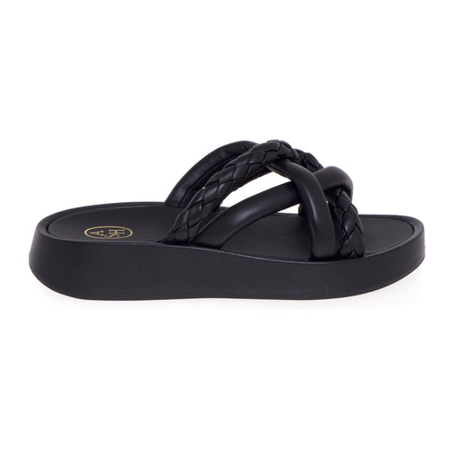 ASH leather slipper with crossed bands