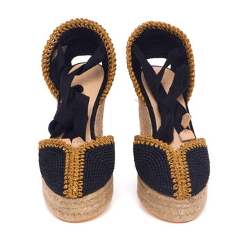 Espadrillas Castaner Coeur in tesssuto fantasia con zeppa 110 mm - 5