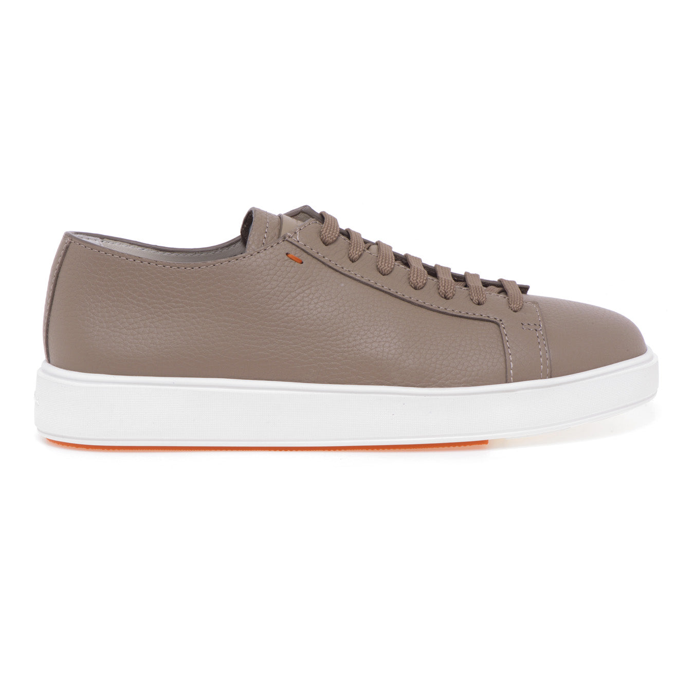 SANTONI men's brown Napa leather sneakers / shoes / made in Italy / 42EU / 9US | UK SANTONI men's brown Napa leather sneakers / shoes / made in Italy / 42EU / 9US | UK