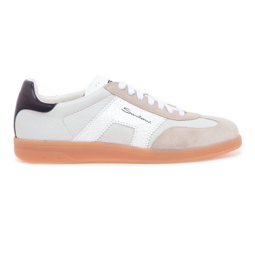 Sneaker Santoni DBS Olympic in pelle sfoderata - 1