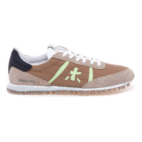 Sneaker Premiata Sean in camoscio e tessuto