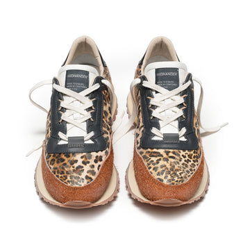 Hidnander Tenkei sneaker in suede and spotted fabric - 4