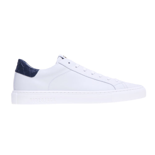 Sneaker Hide & Jack in pelle con talloncino stampa cocco