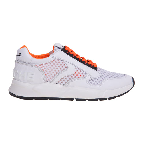 sneaker in mesh fabric with lettering Voile Blanche