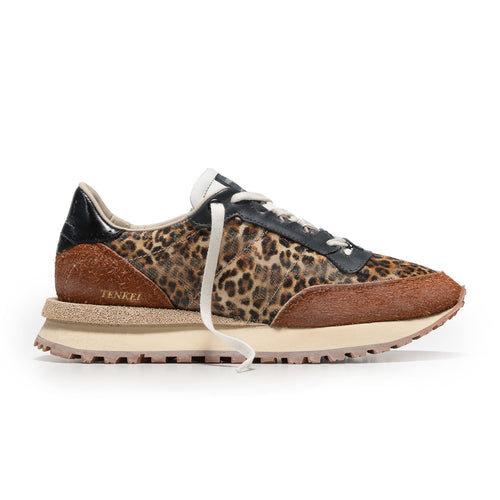 Hidnander Tenkei sneaker in suede and spotted fabric