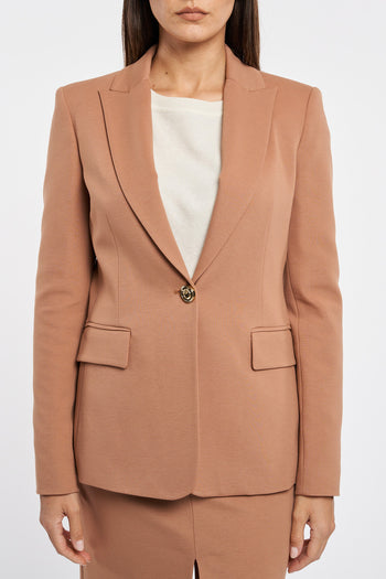 Pinko single-breasted blazer in stretch viscose - 8