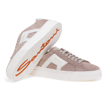 Santoni Double Buckle-Sneaker aus Wildleder - 4
