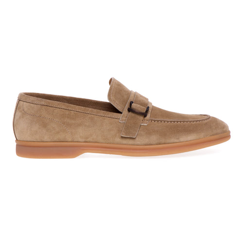 Fabi suede moccasin with horsebit