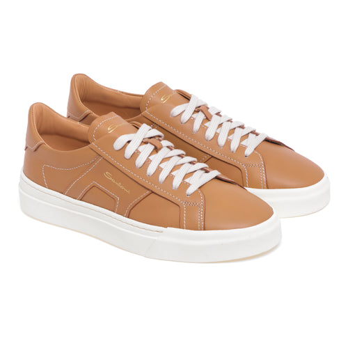 Sneaker Santoni DBS in pelle anticata - 2