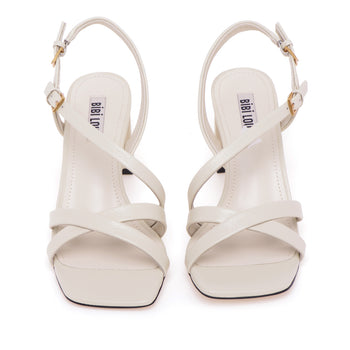 Bibi Lou leather sandal with 75 mm heel - 5