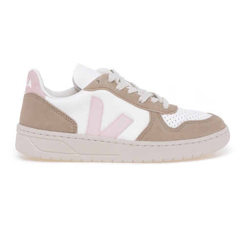 Veja V-10 sneaker in leather and suede - 1
