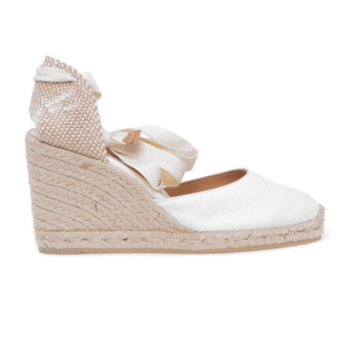 Espadrillas Castaner Carina/8 in canvas con zeppa 90 mm - 1