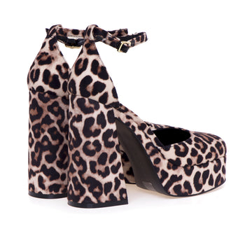 Seitlich offenes Dekolleté von Steve Madden mit Plateau und Riemen - 3