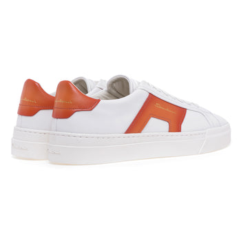 Santoni Double Buckle-Sneaker aus Leder - 3