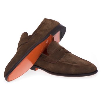 Santoni Mokassin aus Wildleder - 4