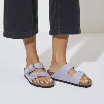 Ciabatta Birkenstock Arizona in pelle con plantare soft - 7