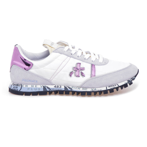 Sneaker Premiata Sean in camoscio e tessuto - 1