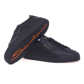 Santoni DBS-Sneaker aus Leder - 4